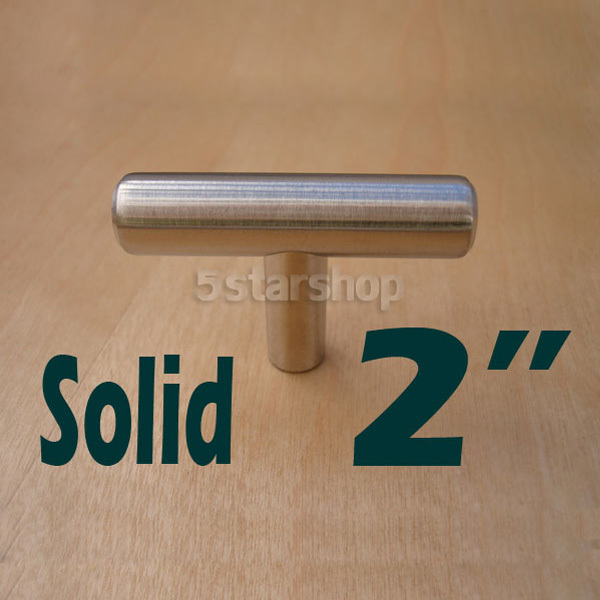 2 - 36" Solid Stainless Steel Kitchen Cabinet Handles T Bar Pulls Pack Set gallery