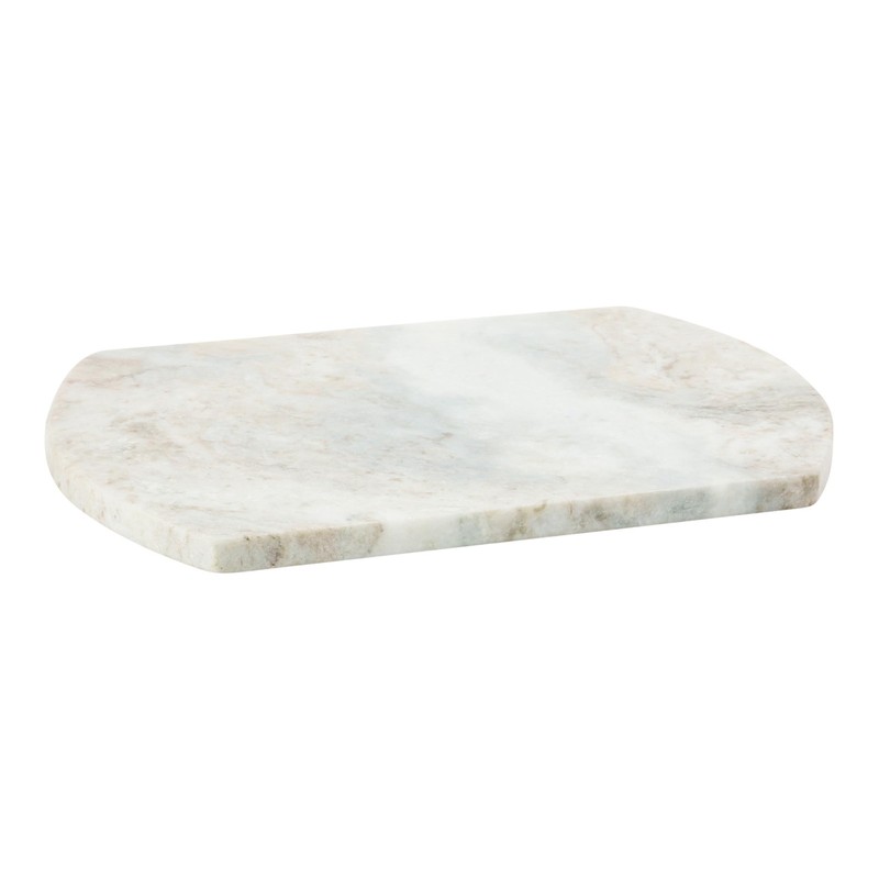 Creative Co-Op Long Marble Cutting Board Buff 12 X 8 Df4282 gallery