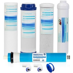 Geekpure 5-Stage Reverse Osmosis Replacement Water Filter Set – 50 GPD Membrane