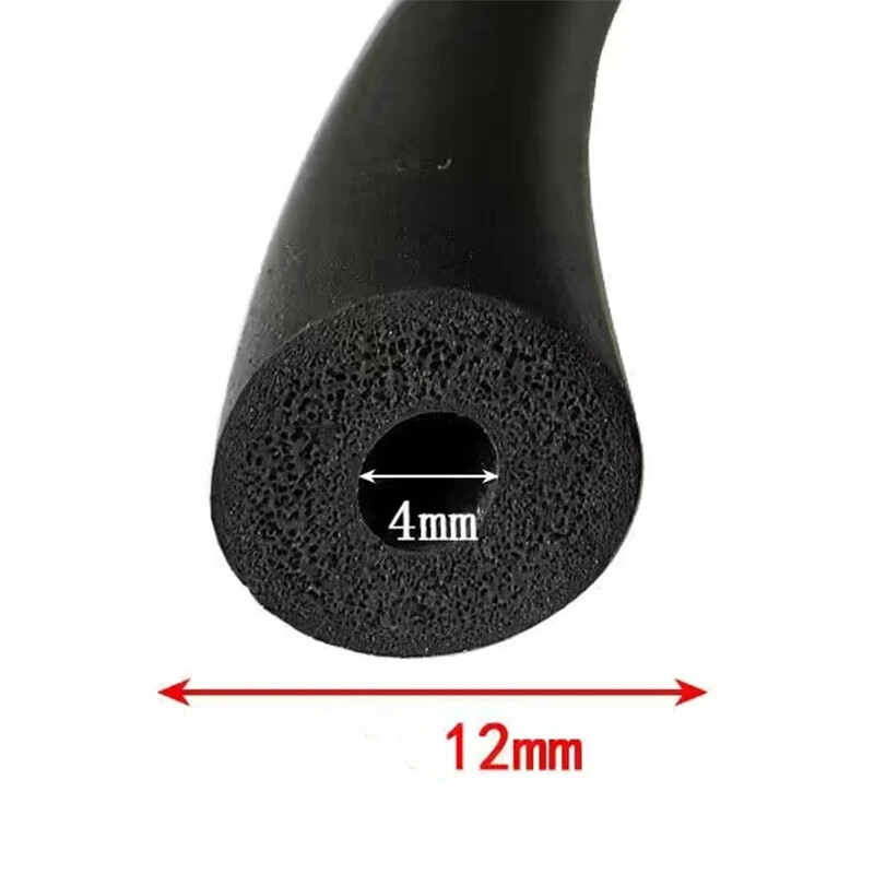 Waterproof Pipe EPDM Rubber Foam Sponge Seal Strip Round Dia.3mm 4mm 6mm-20mm gallery