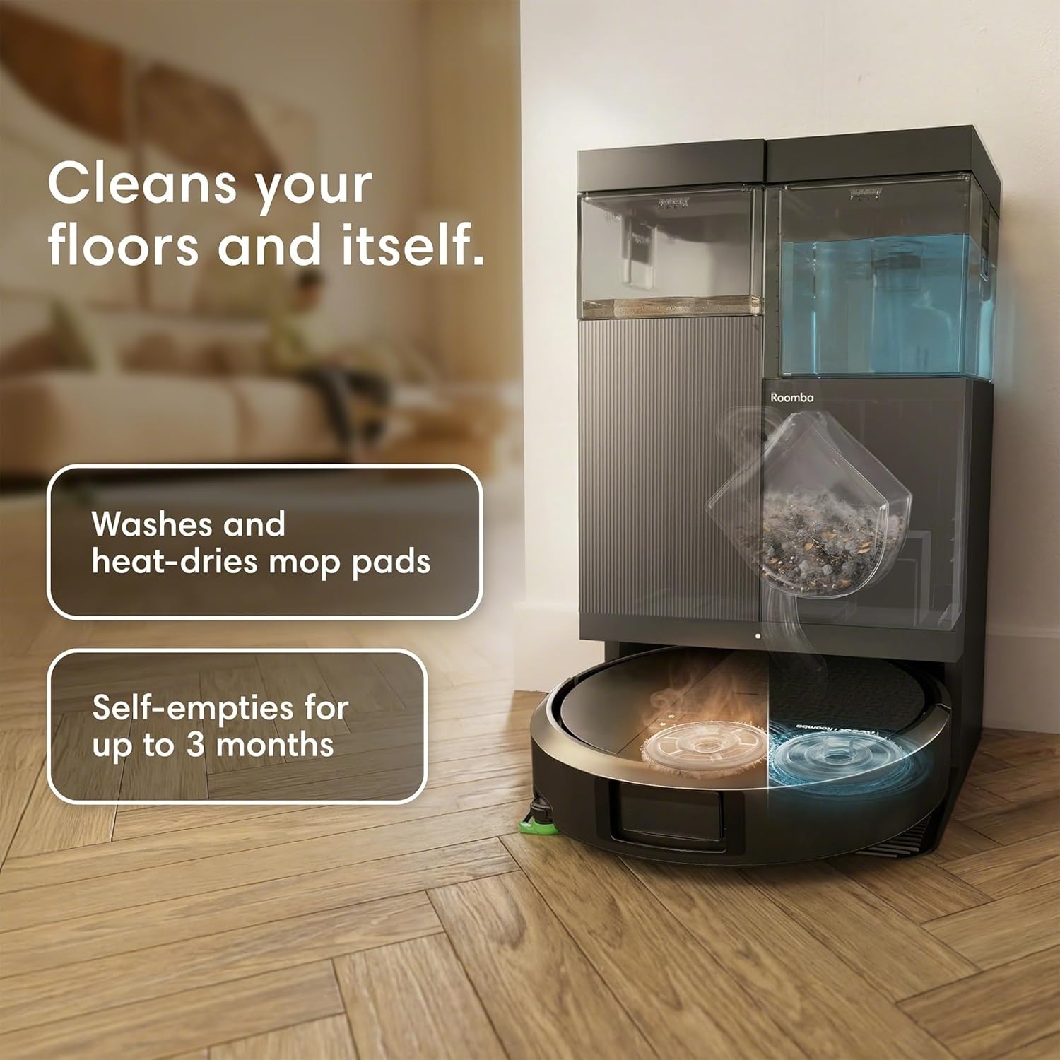 iRobot Roomba 415X Robot Vacuum & Mop Combo, 20,000Pa, Ideal for Pet Hair gallery