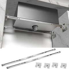 2 Pack Undermount Sink Bracket Heavy Duty 27-39” 220 lb Shockproof Stainless
