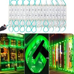 20-2000pcs Green 5050 SMD LED Module Light Waterproof Storefront Sign Lamp DC12V