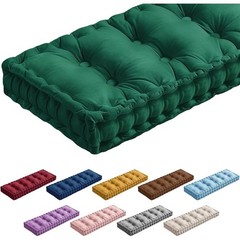 Velvet Memory Foam Bench Cushion Tufted Pillow Indoor Seating Comfort Decor New