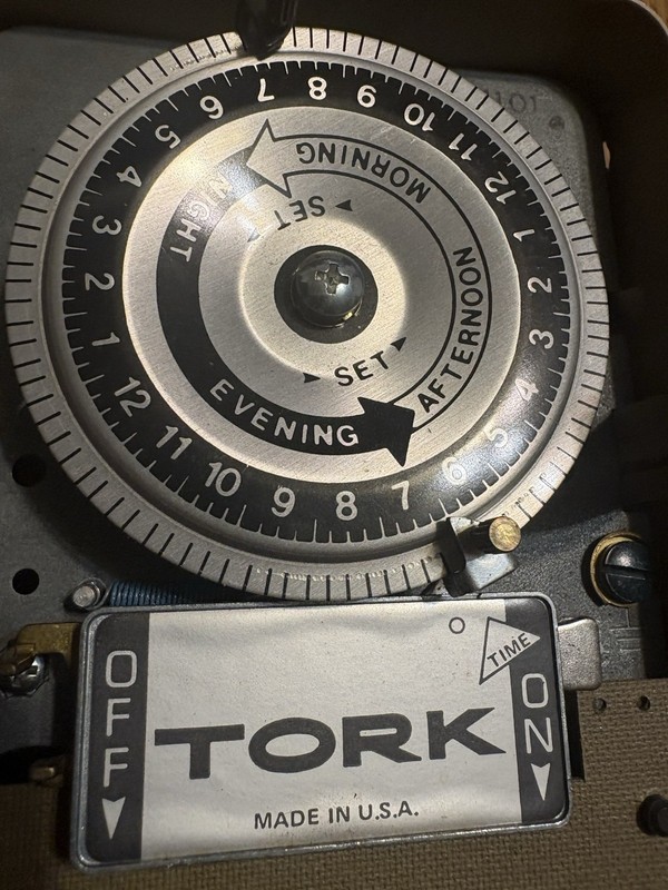 Tork Model 1101 Mechanical Time Switch Timer 120V 60Hz 40A SPST New No Box gallery