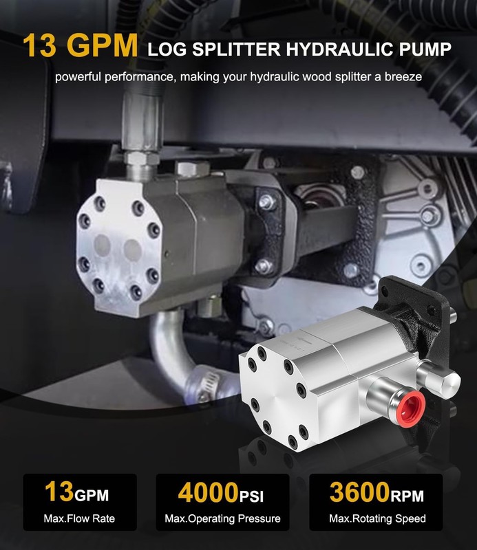 Log Splitter Build Kit 13 GPM Hydraulic Wood Splitter Pump 4000 PSI 2 Stage, etc gallery
