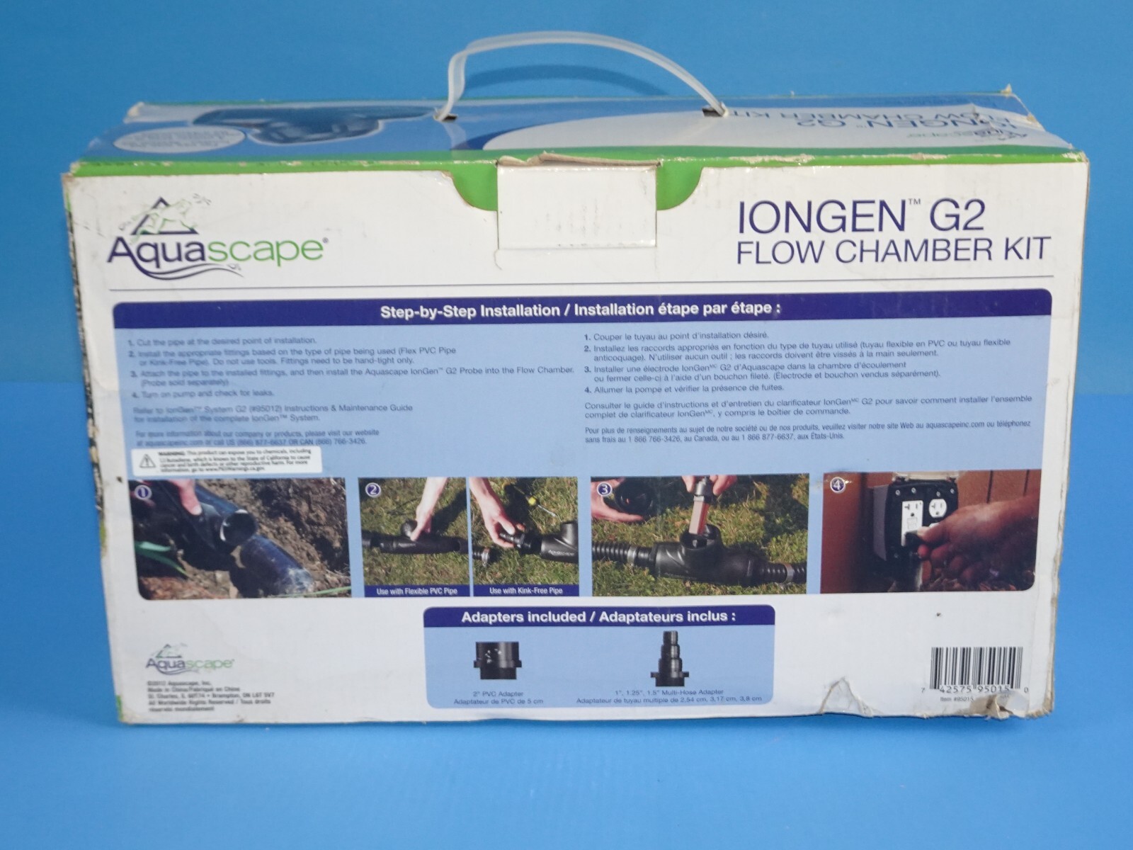Aquascape IonGen G2 Flow Chamber Fittings Kit 95015 gallery