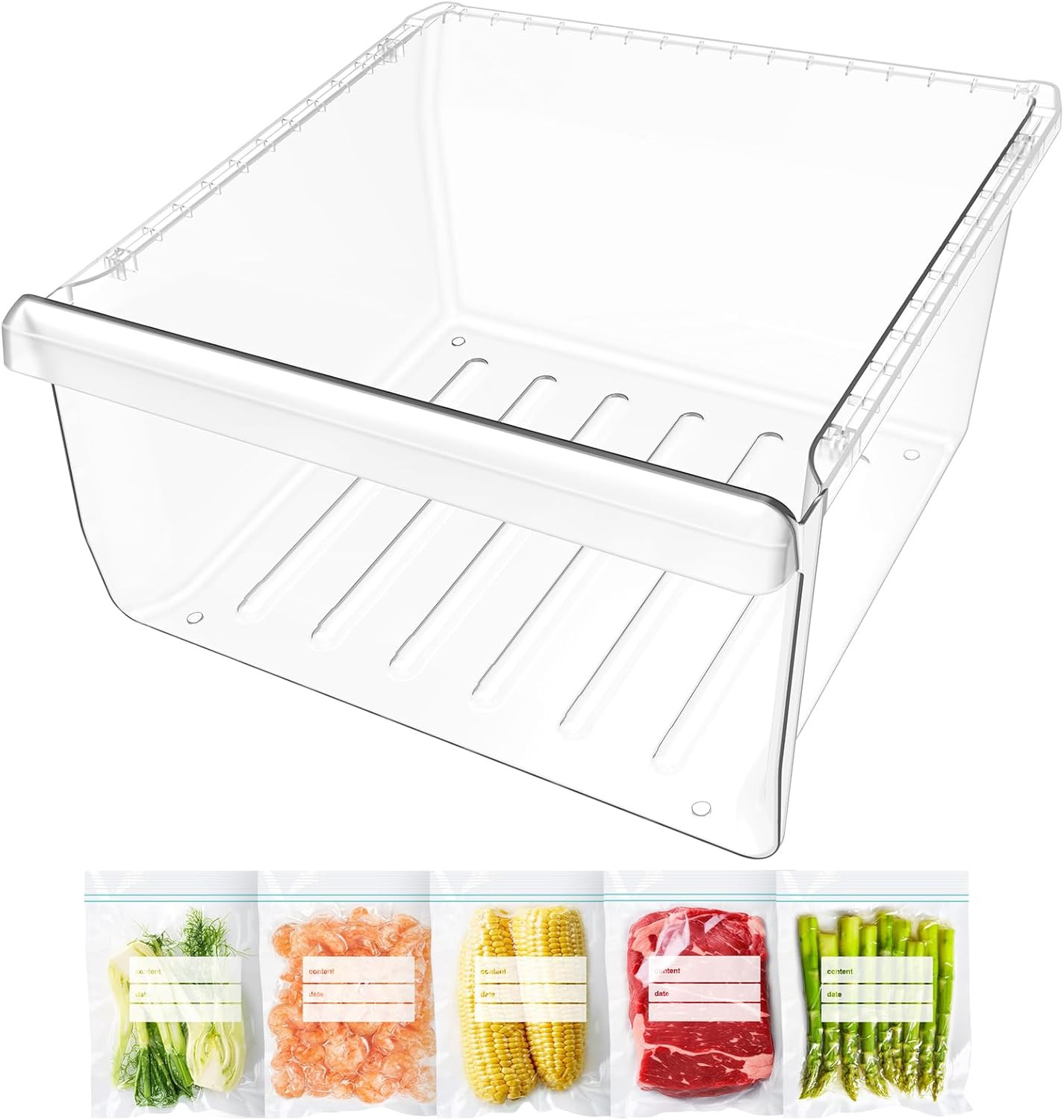 Samsung Refrigerator Crisper Drawer Replacement DA97-08693B for RS25 Models gallery
