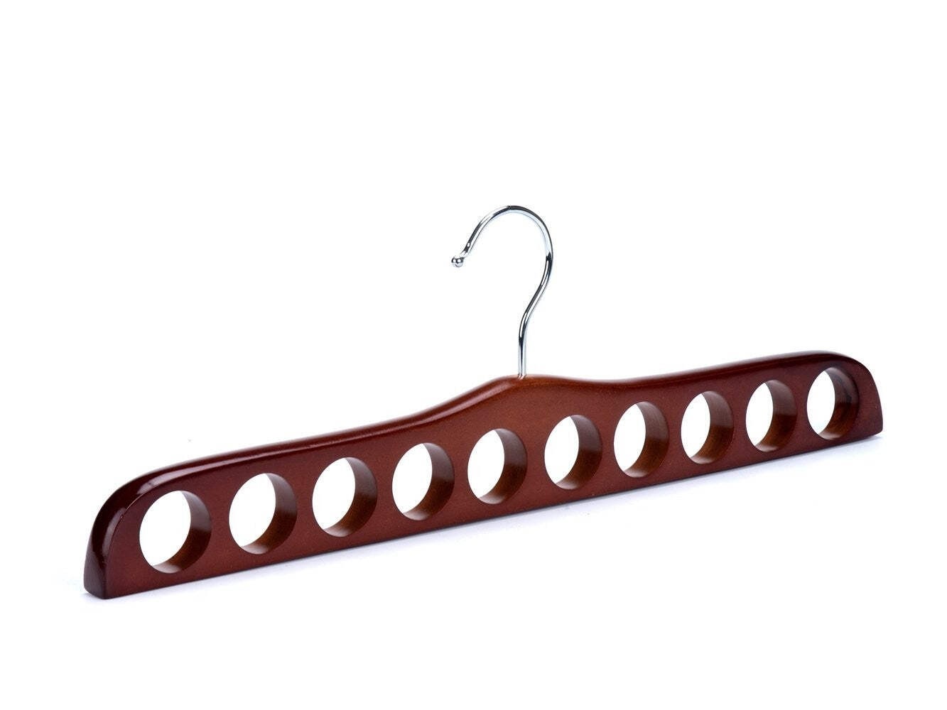 16" Walnut Wood Multi Scarf Hanger gallery