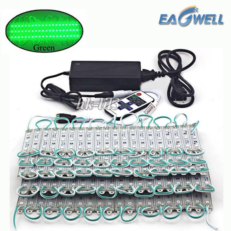 10~100ft 5050 SMD 3 LED Module Light Club Store Front Window Sign Decor Lamp Kit gallery