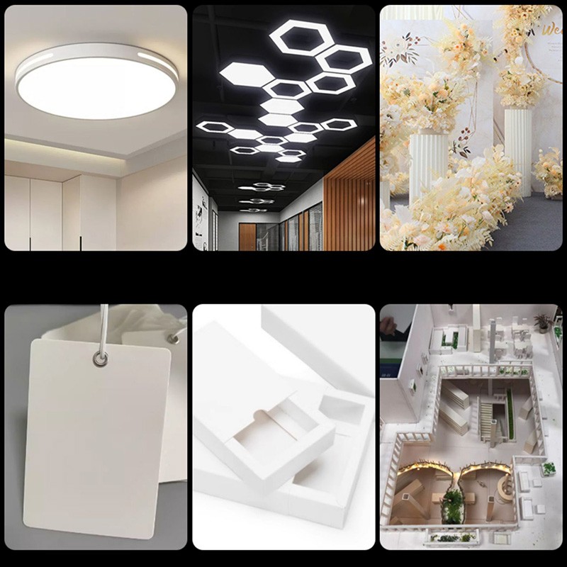 Polypropylene Sheet PP Plastic Thin Plate White/Black Sanding Sheets 0.3mm-2mm gallery