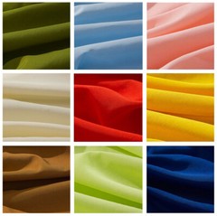12 YARDS 60″ Polypoplin POLYESTER FABRIC TABLECLOTH TABLE OVERLAY DRESS 25 COL