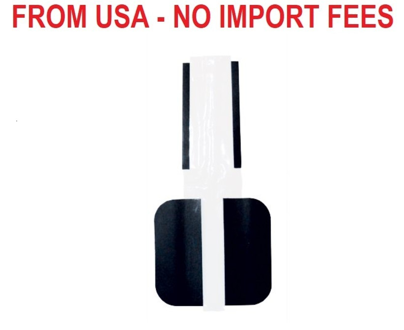 Magnetic Door Hinge Masking Shields for Painting - 3.5" for Residential Doors - gallery