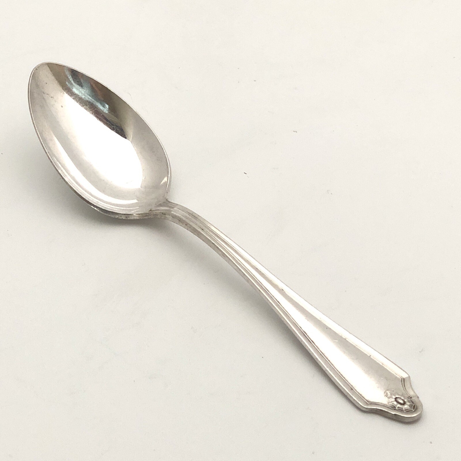 Oneida Silverplate Teaspoon Georgian Glossy Flatware Silverware 6in gallery