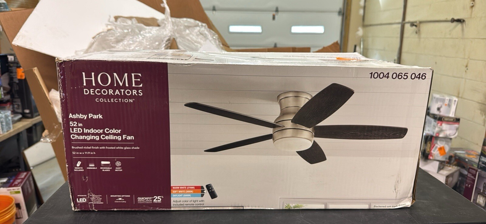 Home Decorators 59252 Ceiling Fan with LED Light and Remote Control gallery