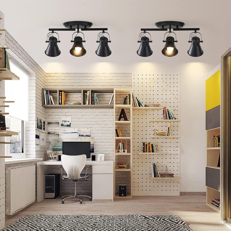 3-Lights Ceiling Track Lighting Fixtures Can Used for Mirror Front Wall Lights gallery