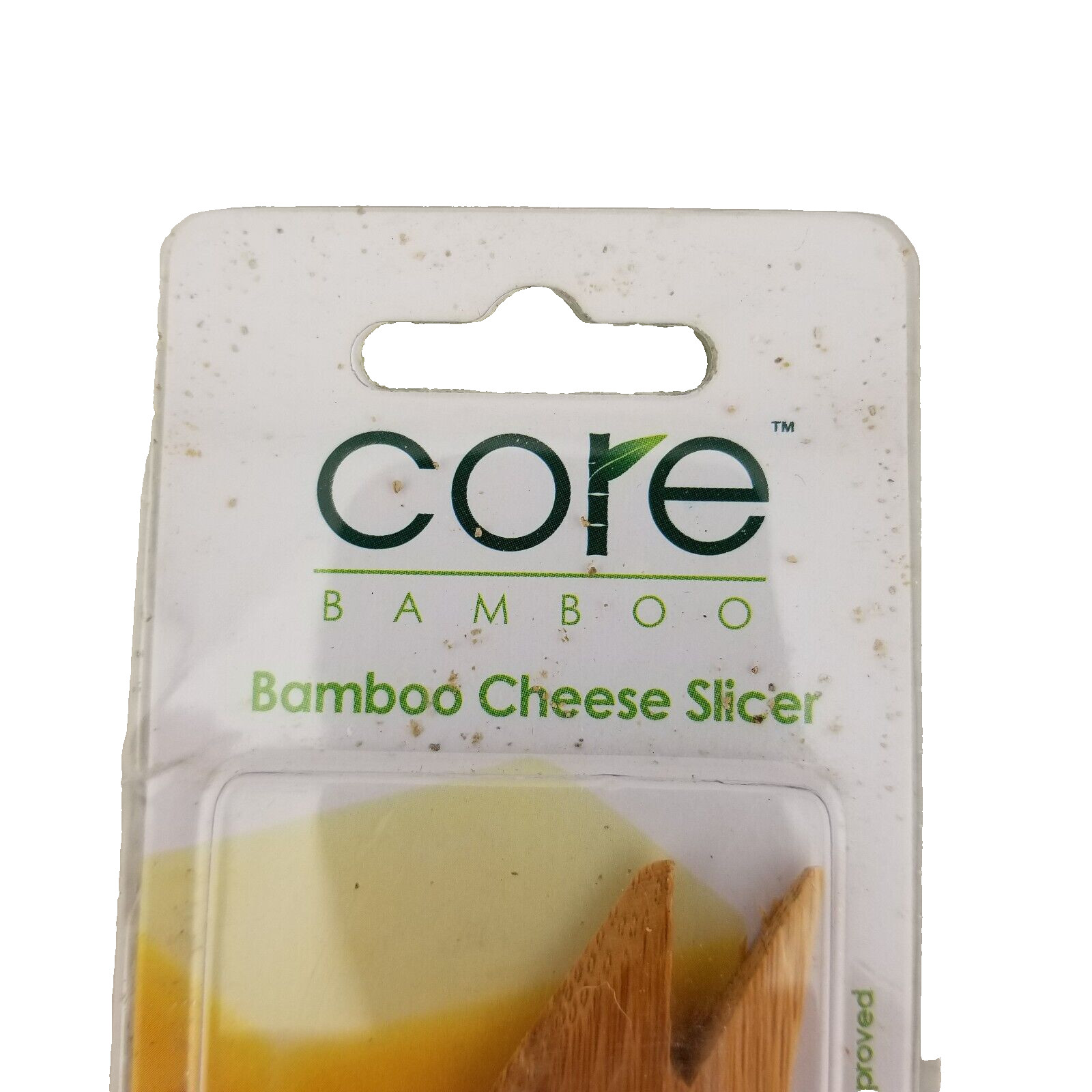 Cheese Slicer Core Bamboo 10" FDA Approved 100% Organic Bamboo NEW gallery