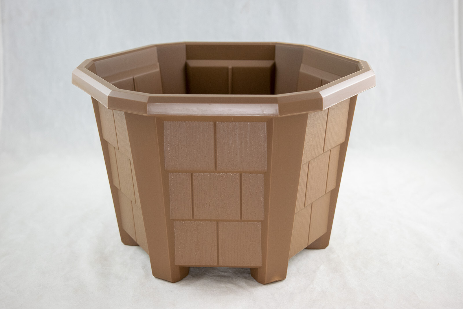 2 x Japanese Hexagon Plastic Bonsai Training Pot / Garden Planter 10"x 10"x 7" gallery