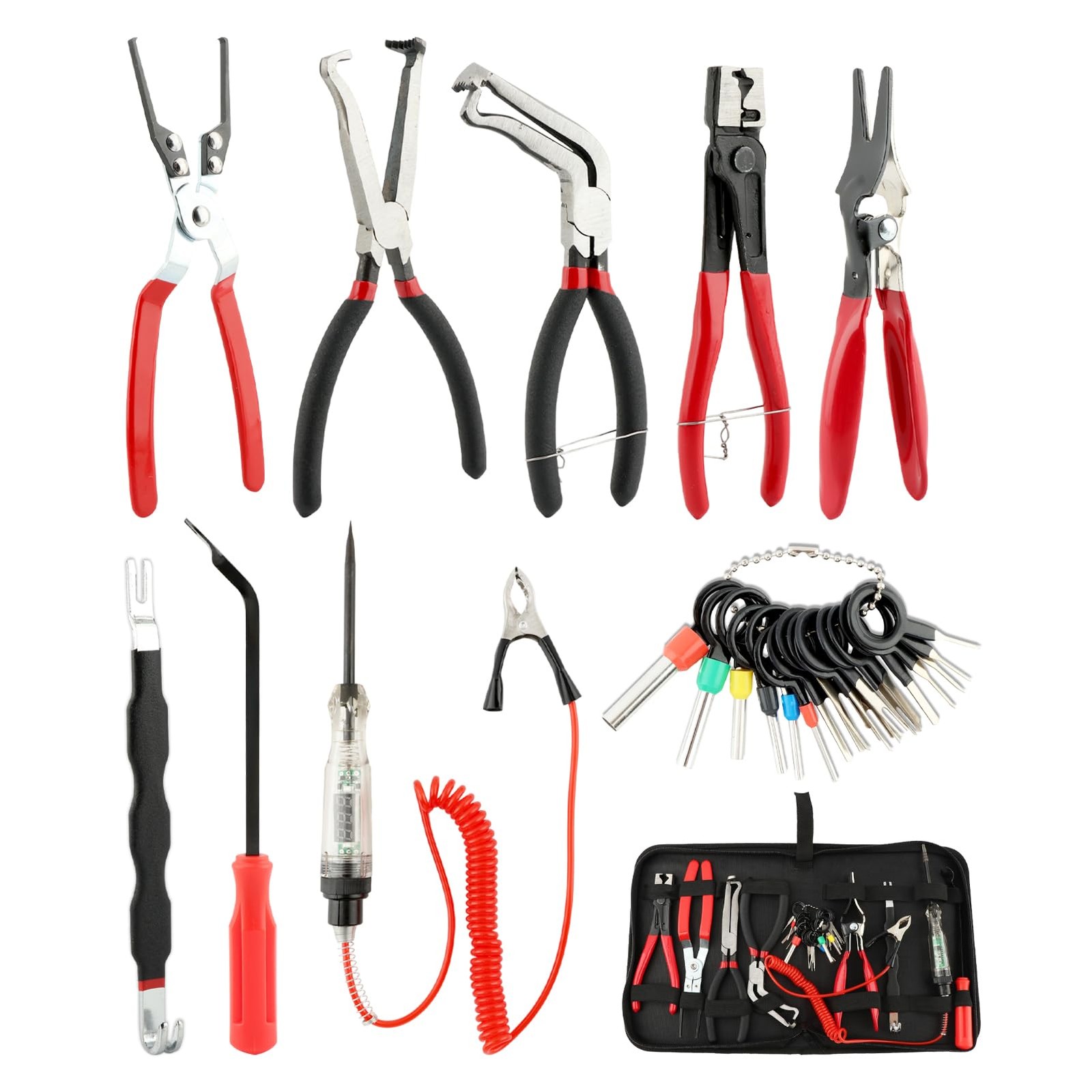 27PCS Automotive Electrical Disconnect Pliers Terminal Removal Tool Kit gallery