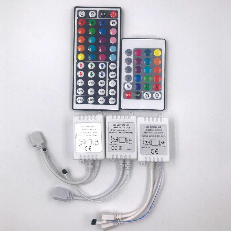 24-44 Key IR Remote Controller AC/DC 12V For 3528 5050 RGB LED Light Strip BL gallery