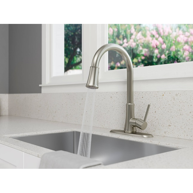 Pfister Classic Stainless Single Handle Pull Down Kitchen Faucet F-529-7PFS gallery