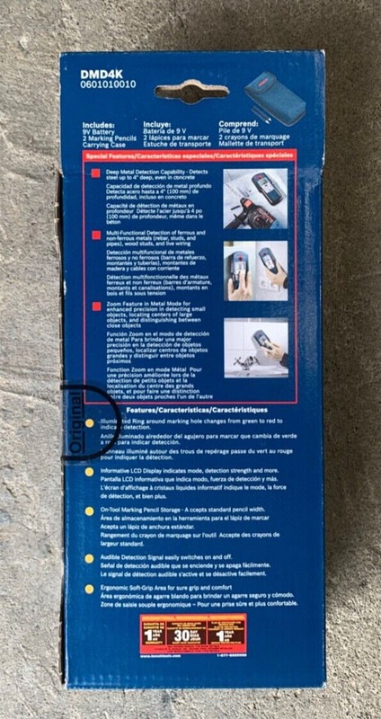 NOS NEW Bosch DMD4K Digital Multi Detector Kit w/ Case *Made in Czech Republic* gallery