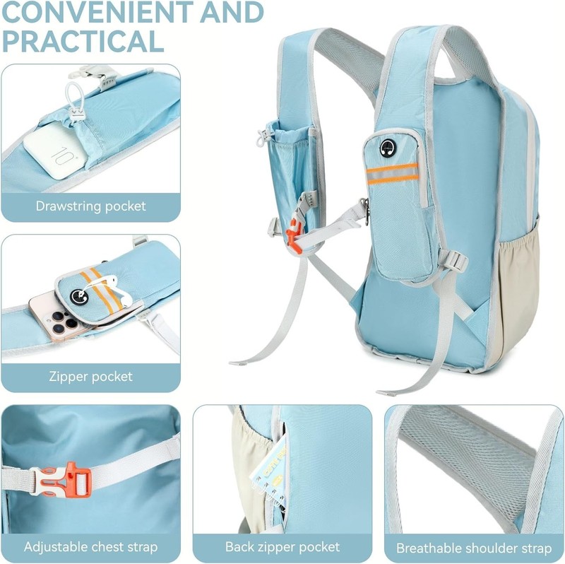 15L Small Hiking Backpack for Women Men Lightweight Packable Backpack Foldabl... 5