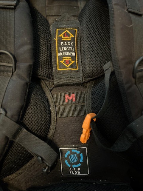 Hi-Tech Backpack Hiking Backpack in Black and Blue Colors 3