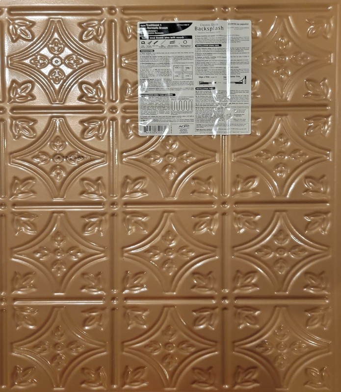 Bermuda Bronze Backsplash Thermoplastic Panels gallery