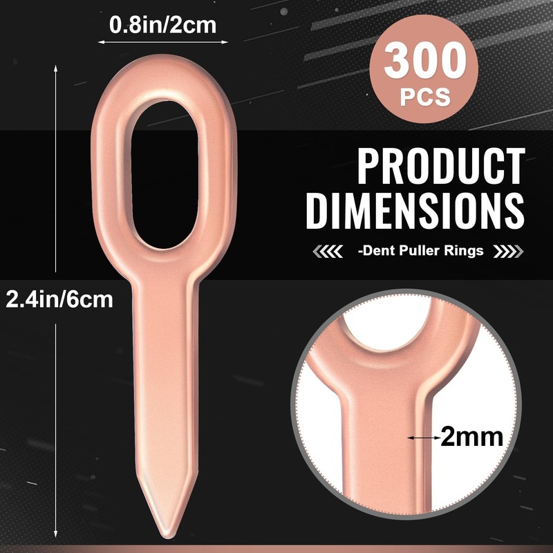 Yaocom 300 Pcs Dent Puller Rings Pulling Straight Washer Spot Welder... gallery