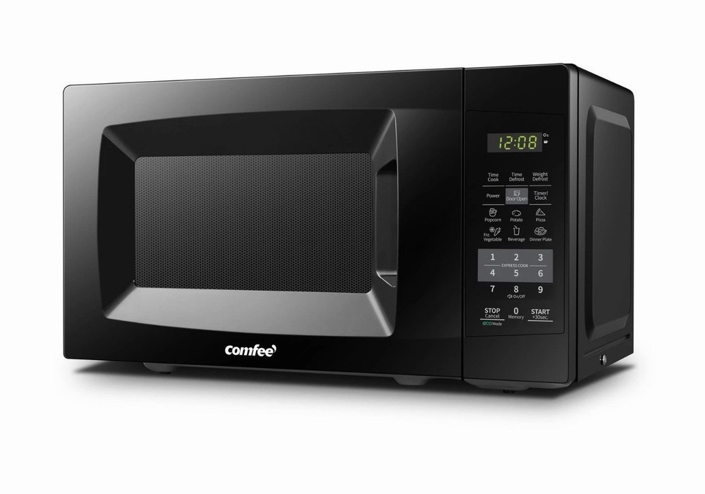 COMFEE EM720CPL-PMB Countertop Microwave Oven with Sound On/Off, ECO Mode and...