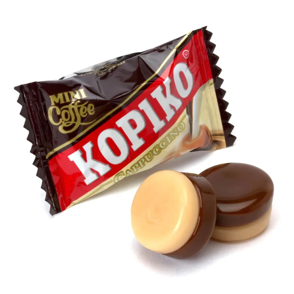 Kopiko Coffee & Cappuccino Candy Variety Pack Hard Coffee Candy (Pack of 2) gallery