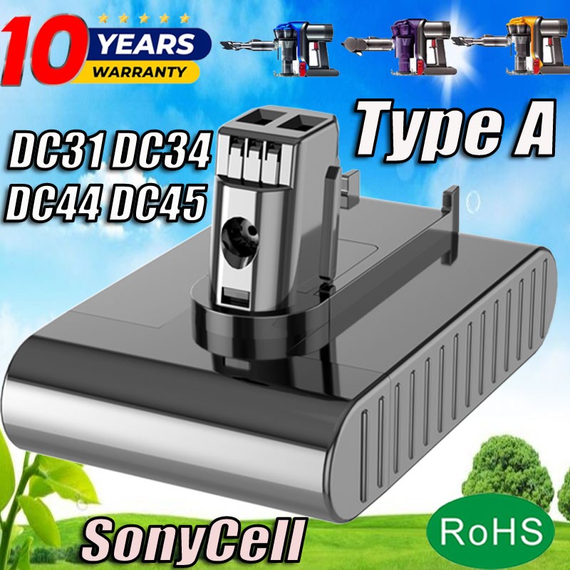 For Dyson DC31 Battery DC34 DC35 DC45 DC44 Type A Animal Vacuum Sony Cell 6.8Ah gallery