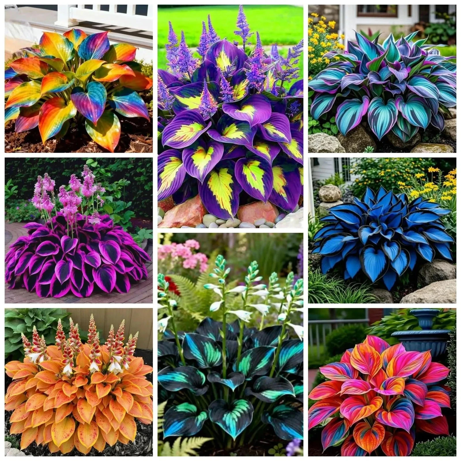 280+ Hosta Seeds for Planting Perennial Heart-Shaped Hosta Bare Roots gallery