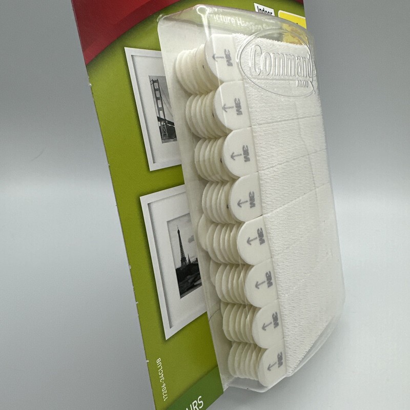 3M Command Picture Hanging Strips Large, 34 Pairs, 68 Strips, Hold 16 lbs Indoor gallery