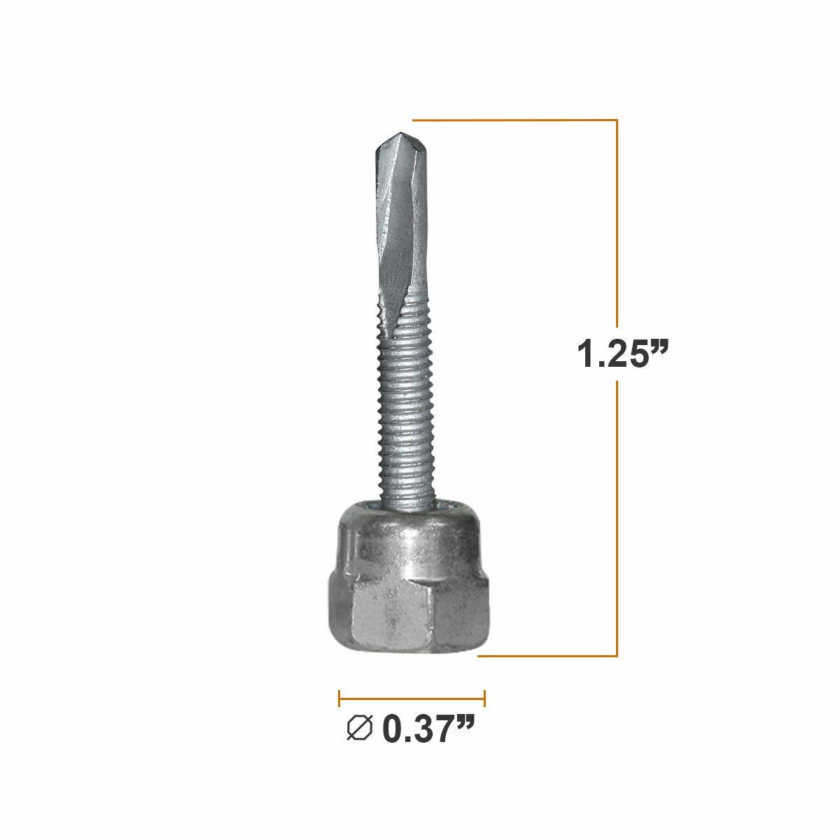 Sammys DSTR 516 3/8 Inch Vertical Thread Rod 5/16-18 x 1-1/4 Inch Screw 100Piece gallery