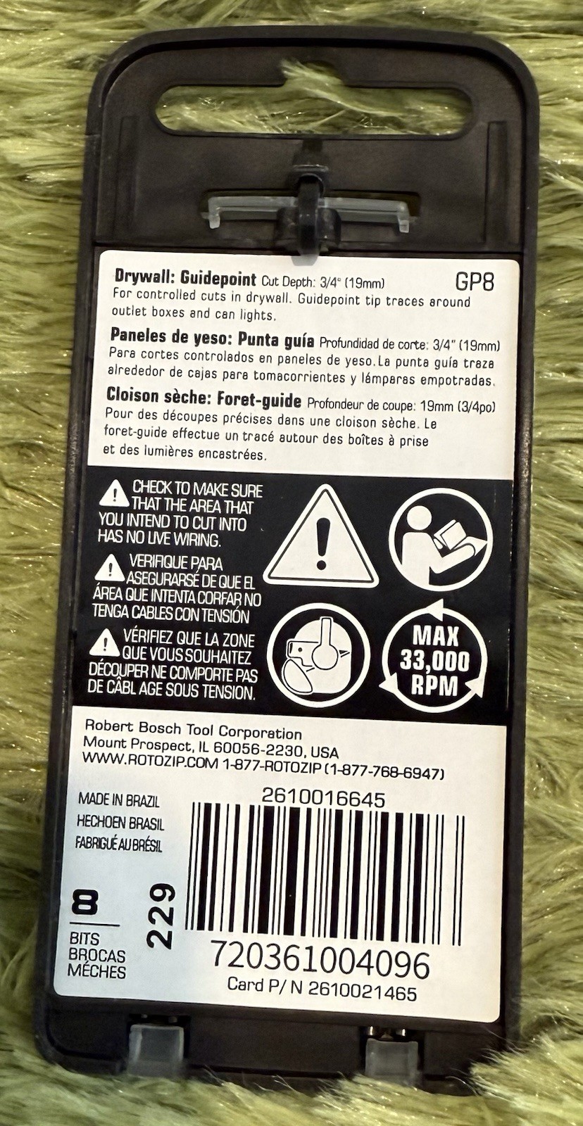 New 8 Pack RotoZip GP8 1/8" Guide Point Zip Bit gallery