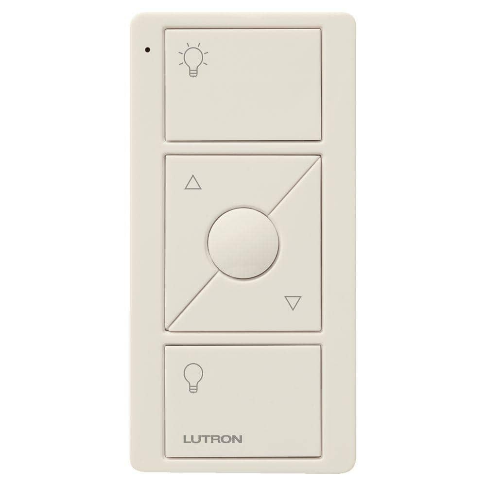 Pico Smart Remote (3-Button Dimming) for Caseta Smart Dimmer Switch, Light Almon