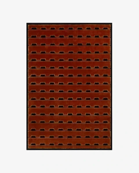 Red Style With design 100% Nz Wool Hand Tufted Rug Handmade Wool Rug Area Rug gallery