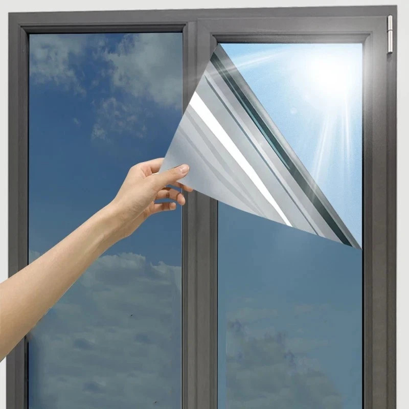 One Way Mirror Tint Window Film Privacy Protect UV Reflective Sun Block For Home gallery