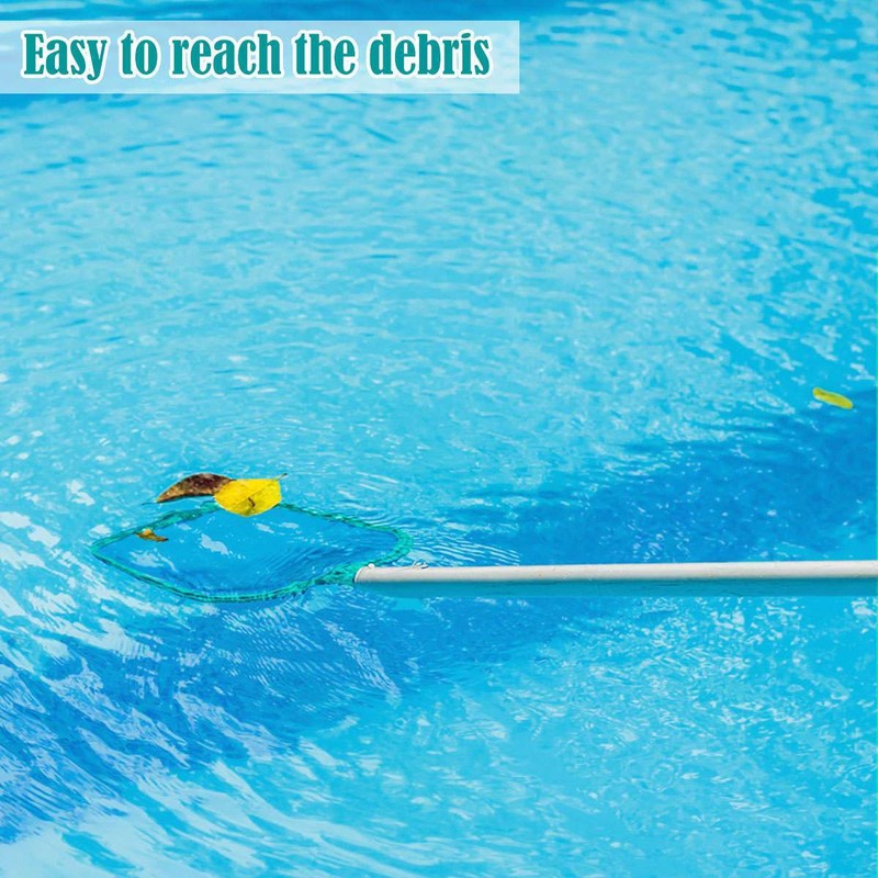 Heavy Duty Pool Skimmer Leaf Rake Net Cleaning Swimming Pool Fine Mesh Netting gallery