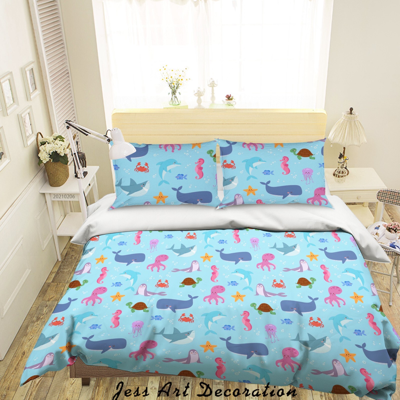 3D Cartoon Animals Pattern Colorful Quilt Cover Set Bedding Sets Pillowcases 64 gallery