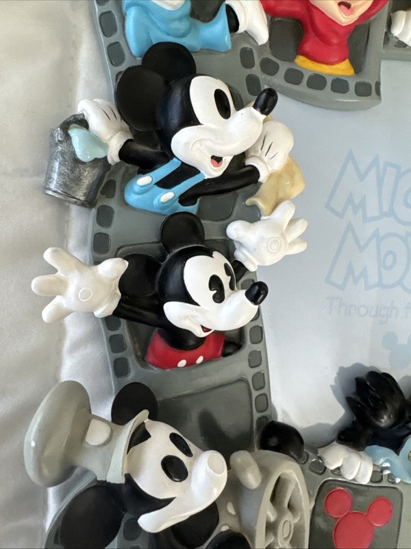 Disney Mickey Mouse Through the Years 3D Picture Frame Figurine Resin Photo gallery