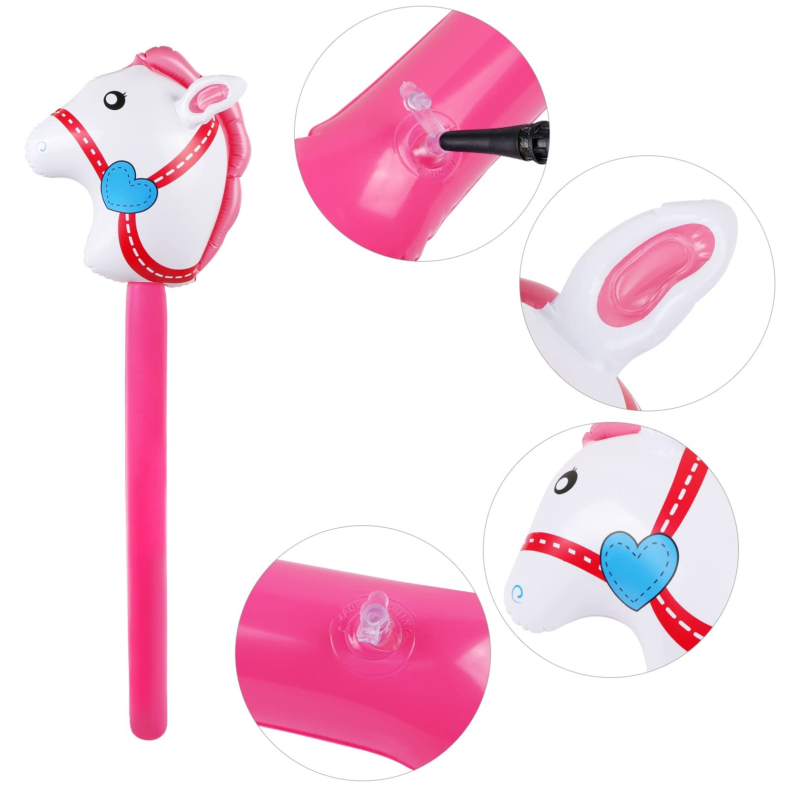 Inflatable Stick Horse Costume - Pony/Halloween/Western Cowboy/Horse Baby Sho... gallery