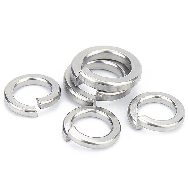 A2 Stainless Steel Split Spring Lock Washers DIN 127B Metric M2-M30 GooBetter gallery