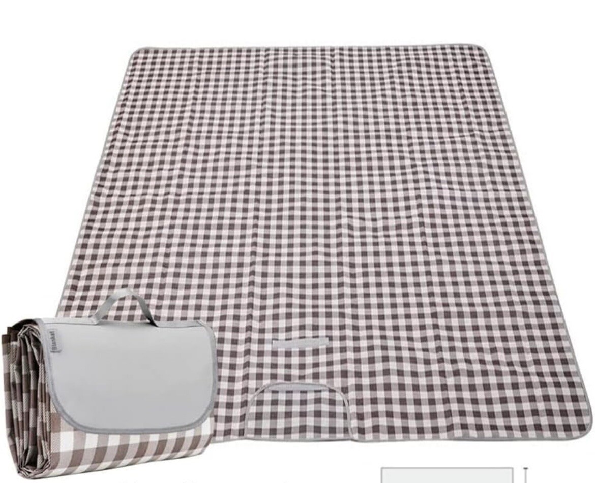 60" x 80" Yellow Outdoor Extra Large Picnic Blanket Waterproof Beach Camping gallery