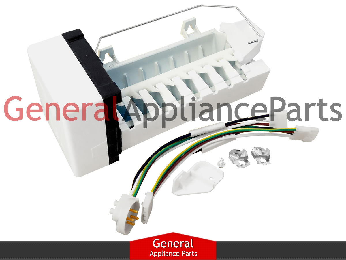 Fridge Icemaker w/Harness Fits Whirlpool Maytag Kenmore # W10190965 W10122506 gallery
