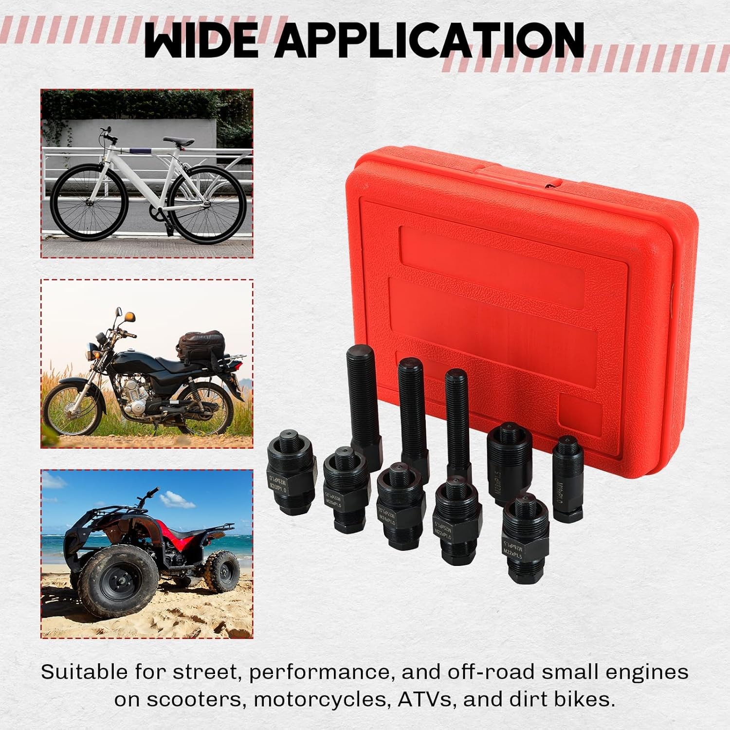 10PCS Motorcycle Flywheel Puller | Universal Flywheel Puller Set for Motorcycles gallery