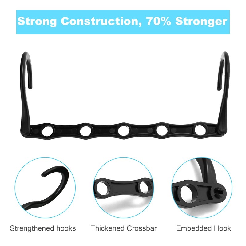 5/10 Pack Magic Hangers Space Saving Hangers Closet Space Saver Hanger Organizer gallery