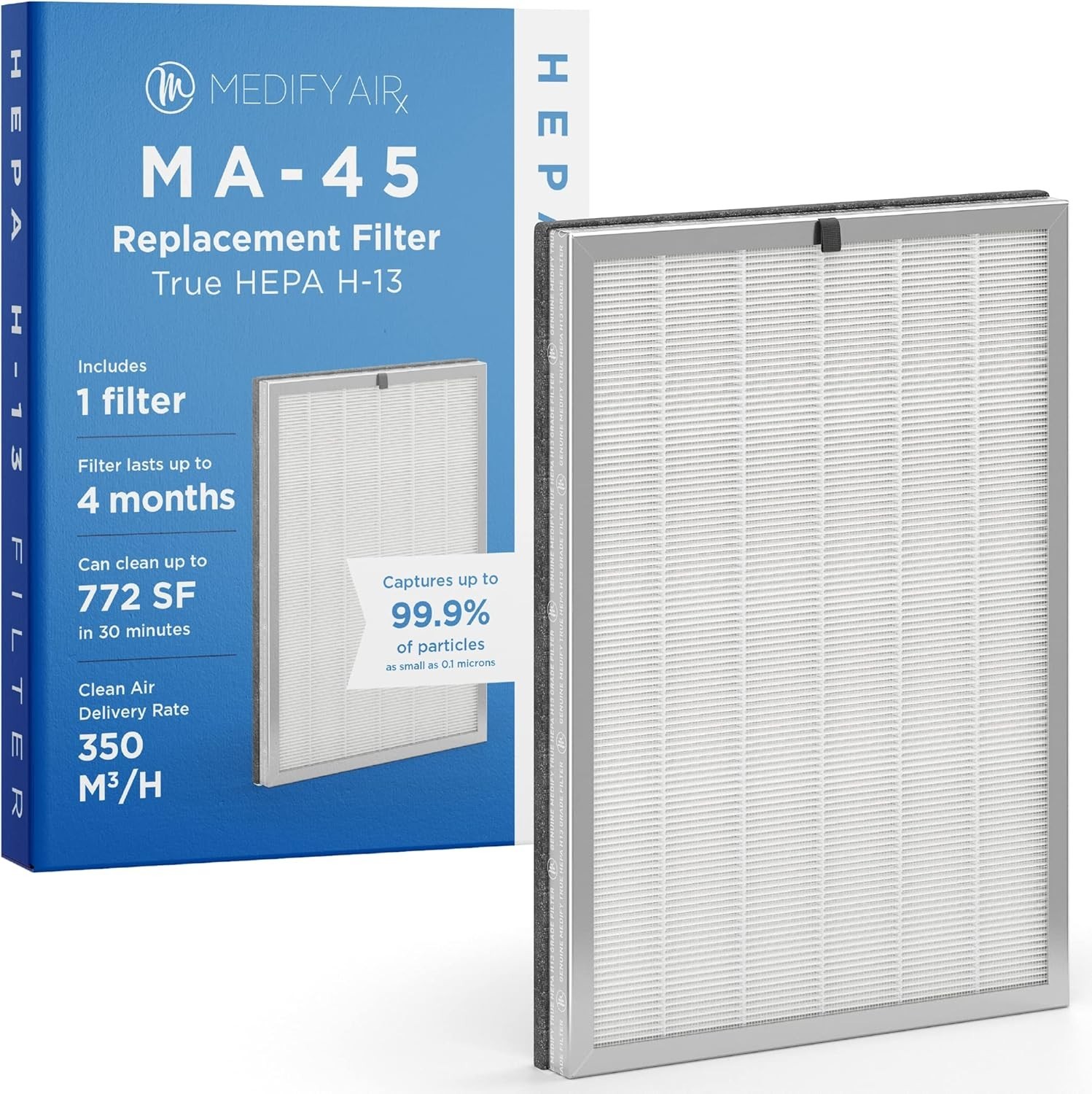 MA-45 Genuine Replacement Filter for Allergens, Smoke, Wildfires, Dust | 1-Pack gallery